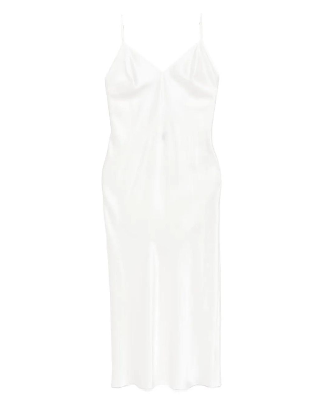 Gilda & Pearl White Long Slip Dress