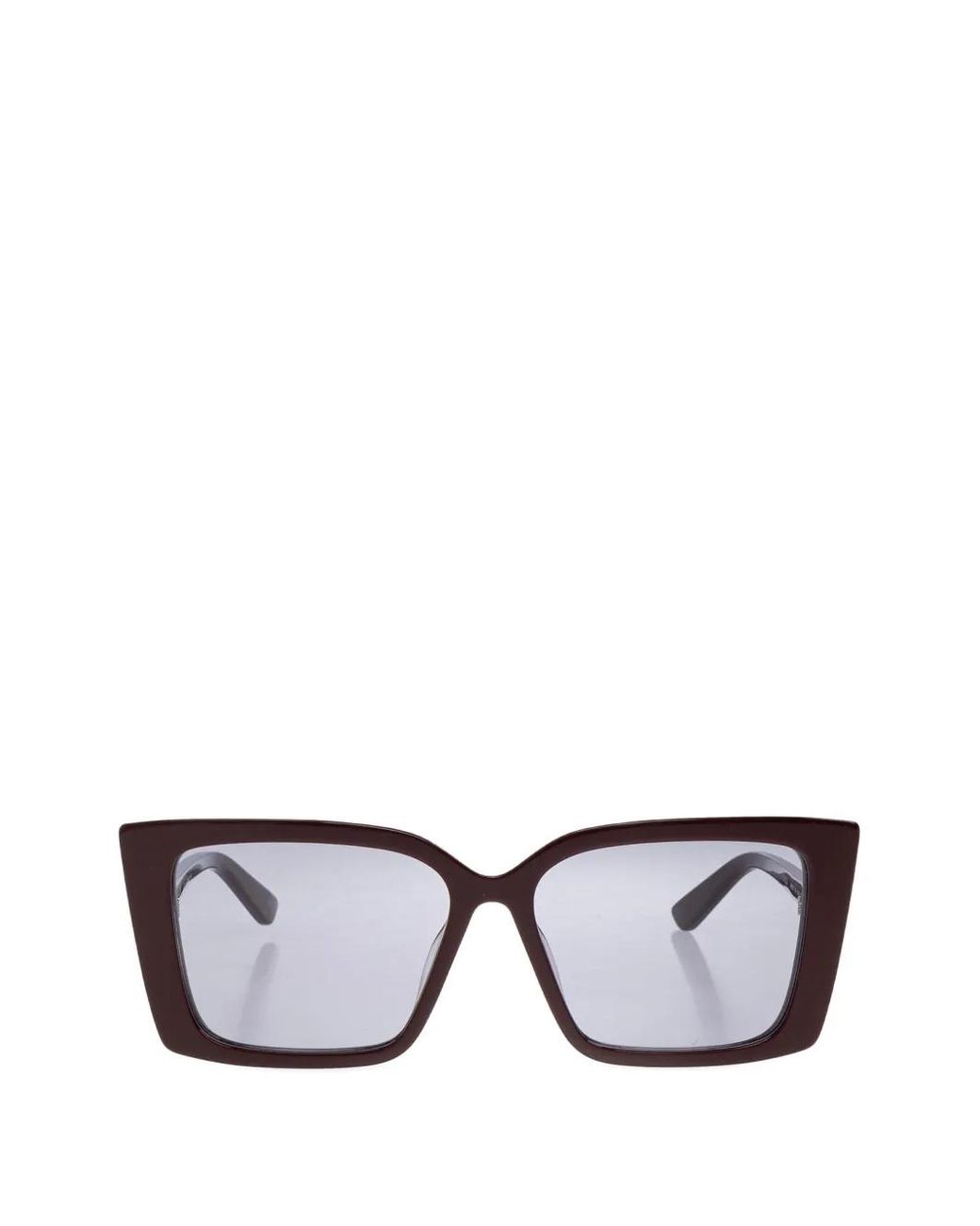 McQueen Gray Lunettes De Soleil À Monture Carrée