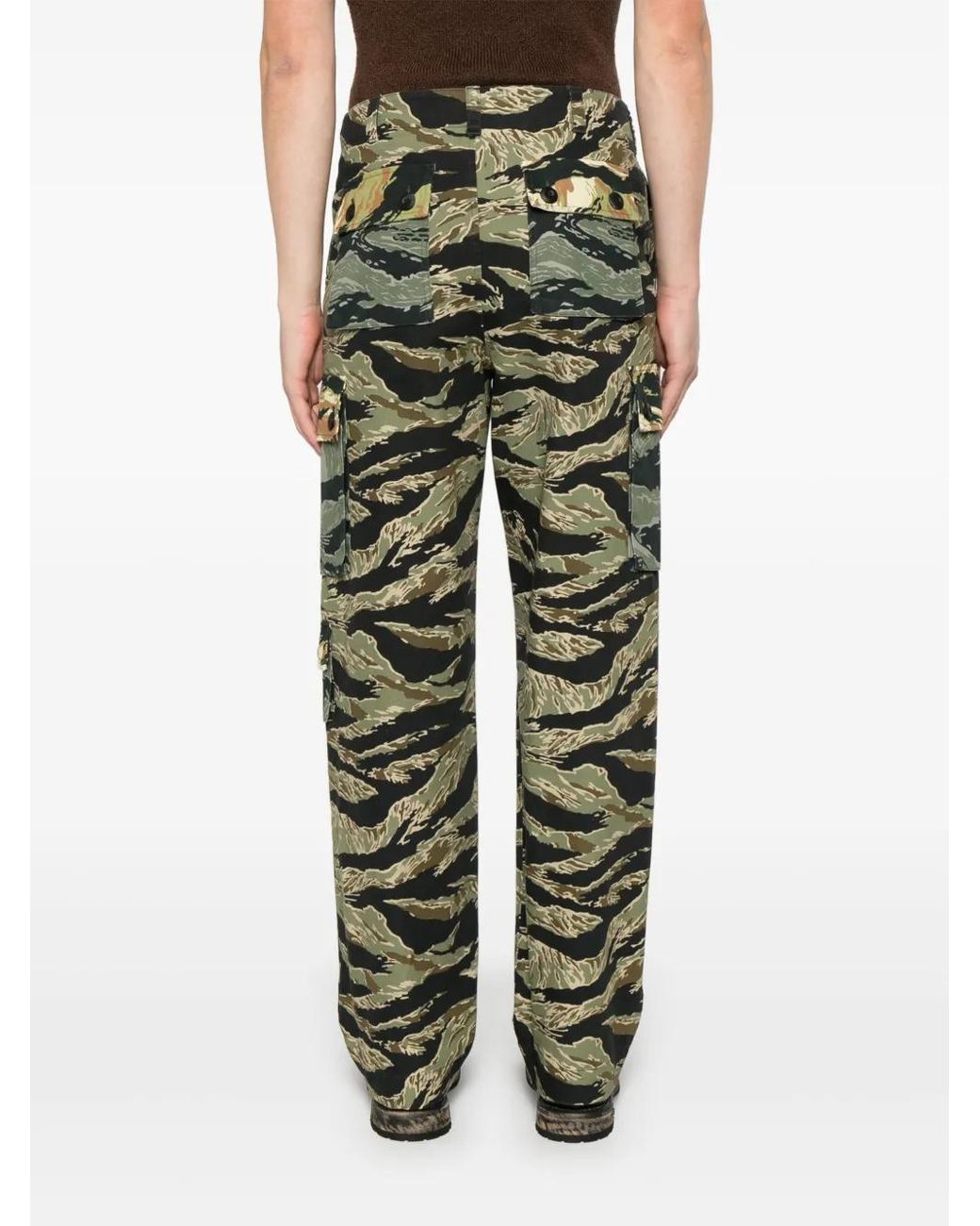 Givenchy Green Cargo Trousers for men