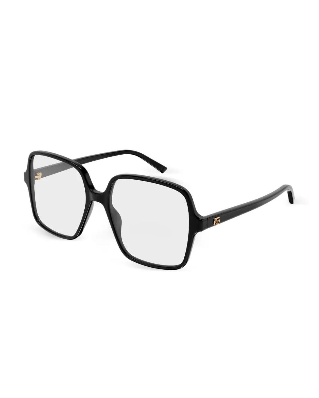 Gucci Black Logo-Detail Glasses