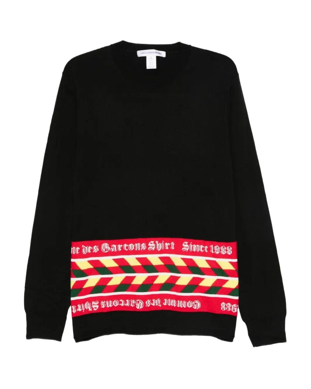 Jersey Con Motivo Geométrico Comme des Garçons de hombre de color Black