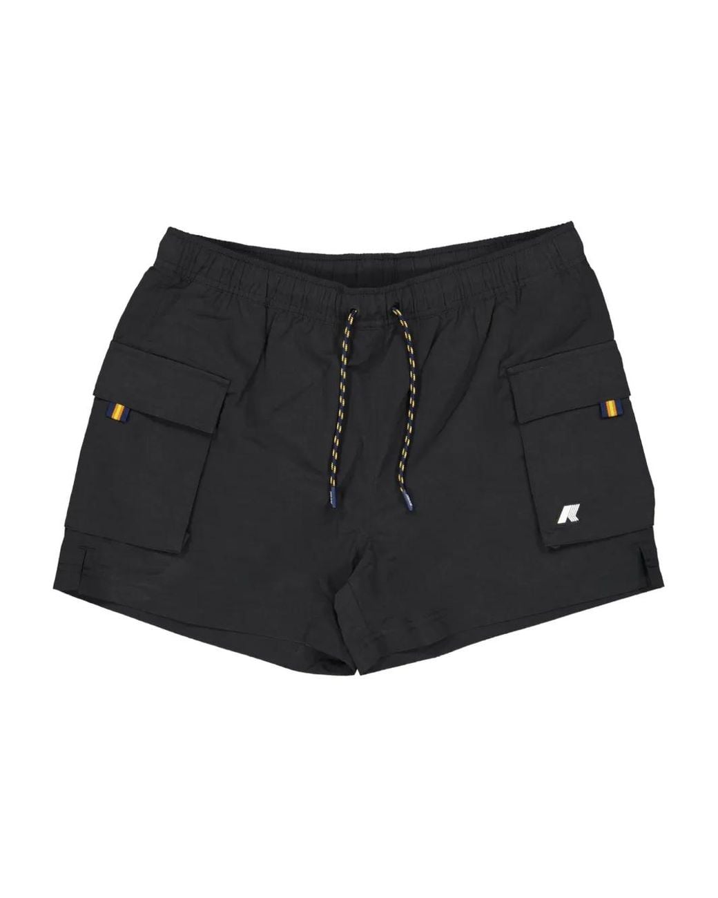 K-Way Black Mellow Swim Shorts for men