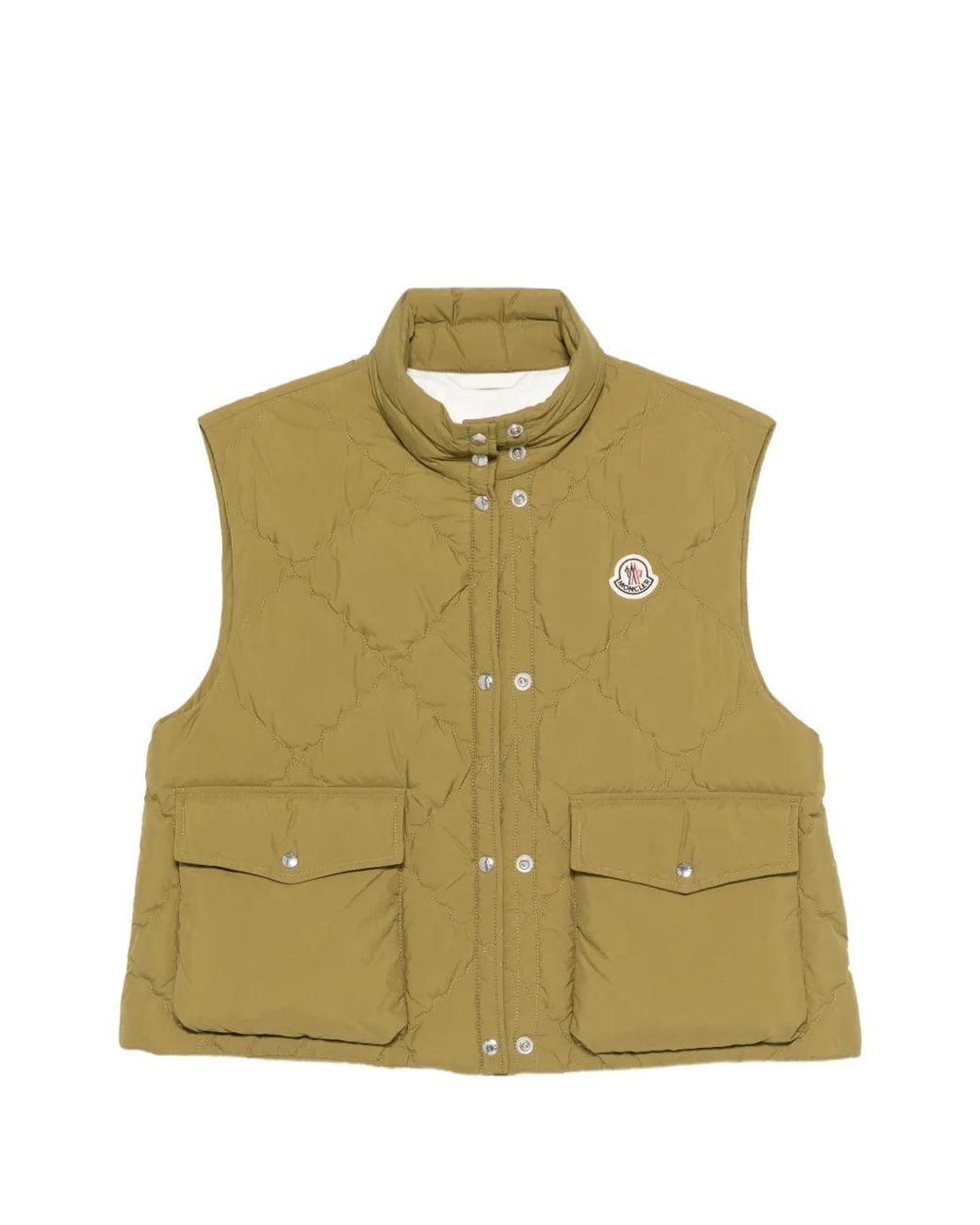 Moncler Green Biois Quilted Down Vest
