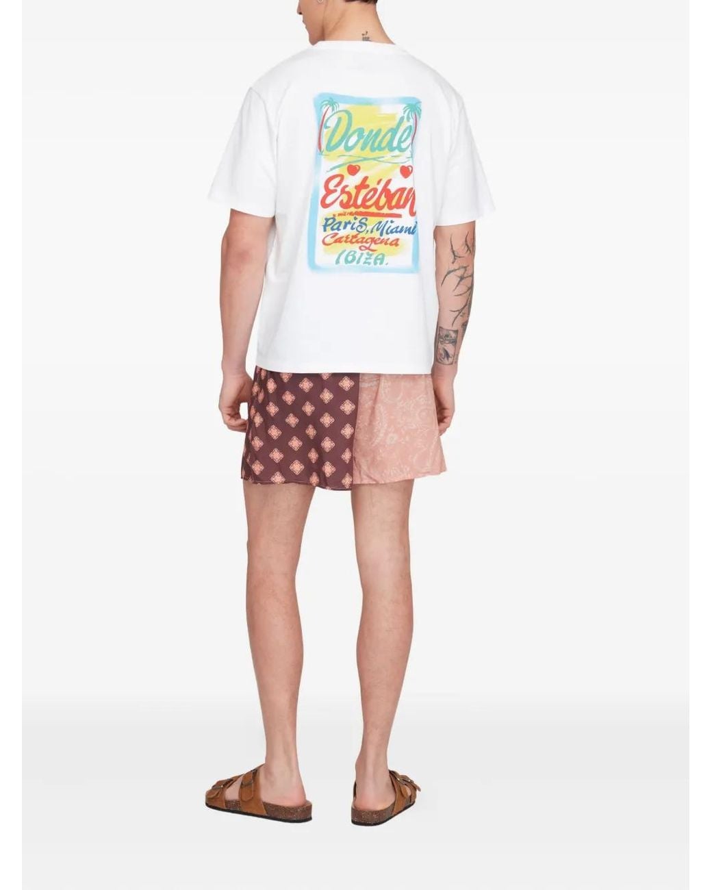 Donde Esteban Red Estrellitas Shorts