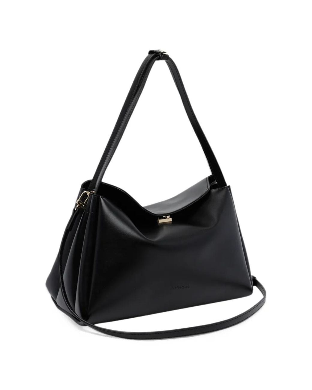 THEMOIRÈ Calipso Trunk Logo Print Tote Bag in Black | Lyst
