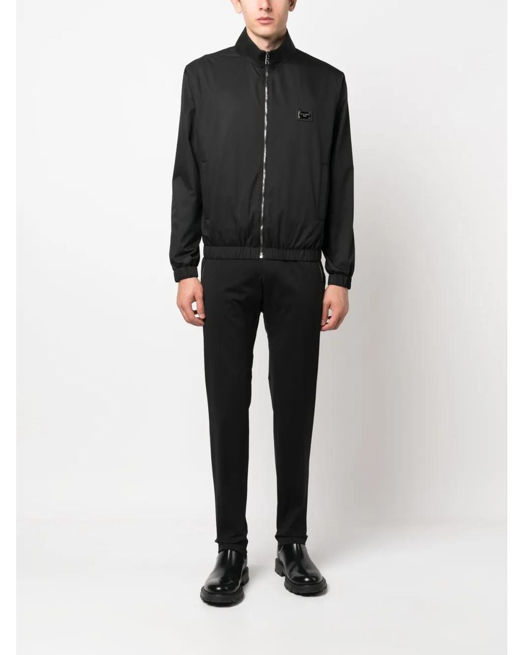 Dolce & Gabbana Black Nylon Jacket for men