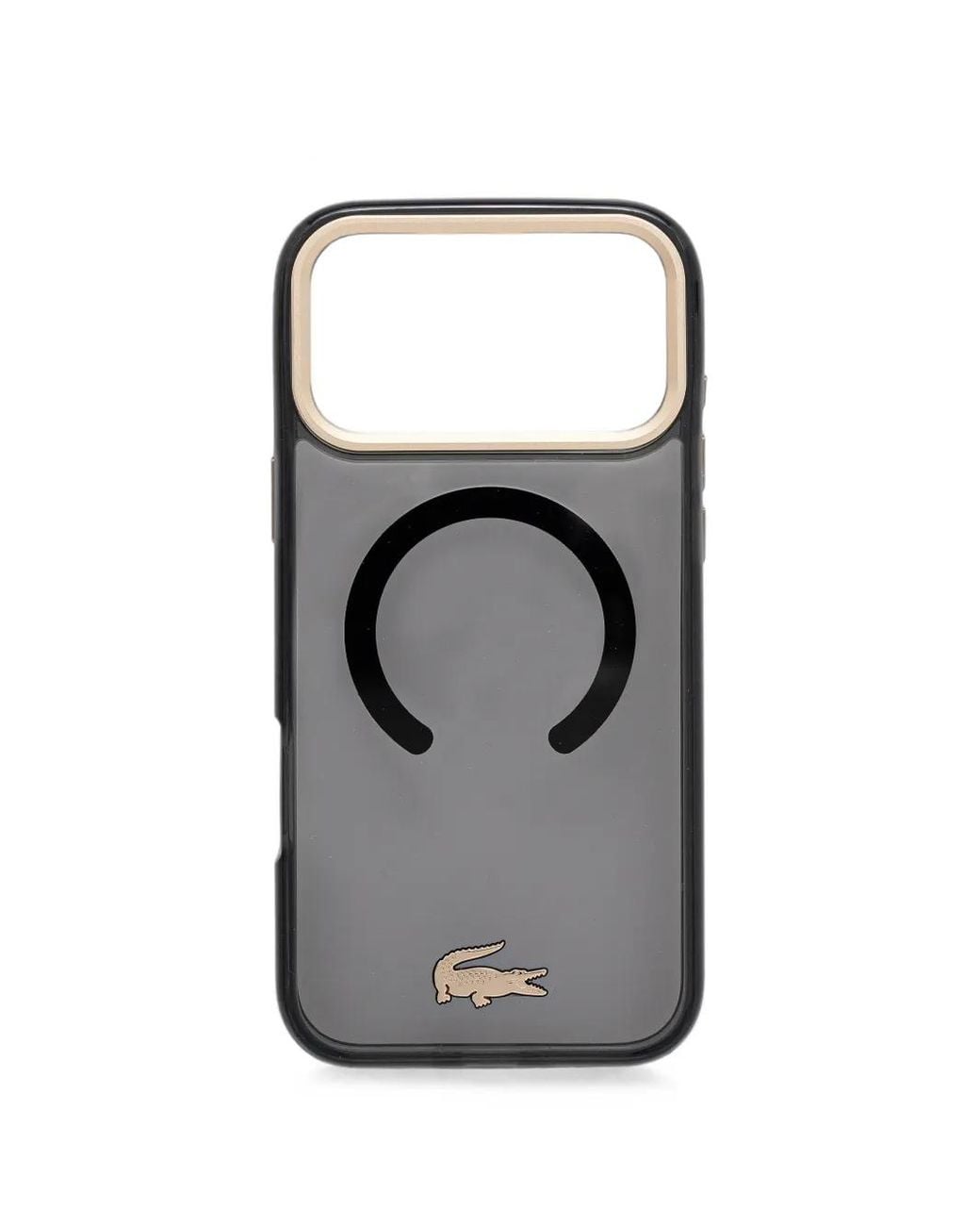 Lacoste Black Logo-Plaque Iphone Case