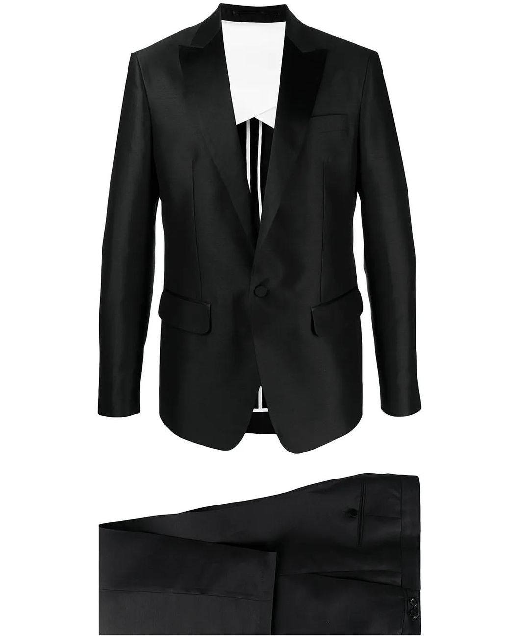 DSquared² Black Single-Breasted Dinner Suit for men