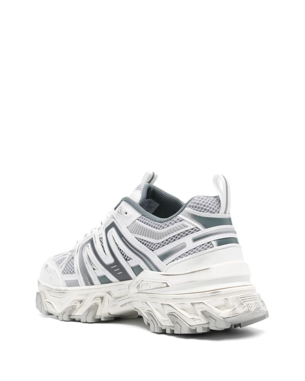 Juun.J White Panelled Sneakers for men