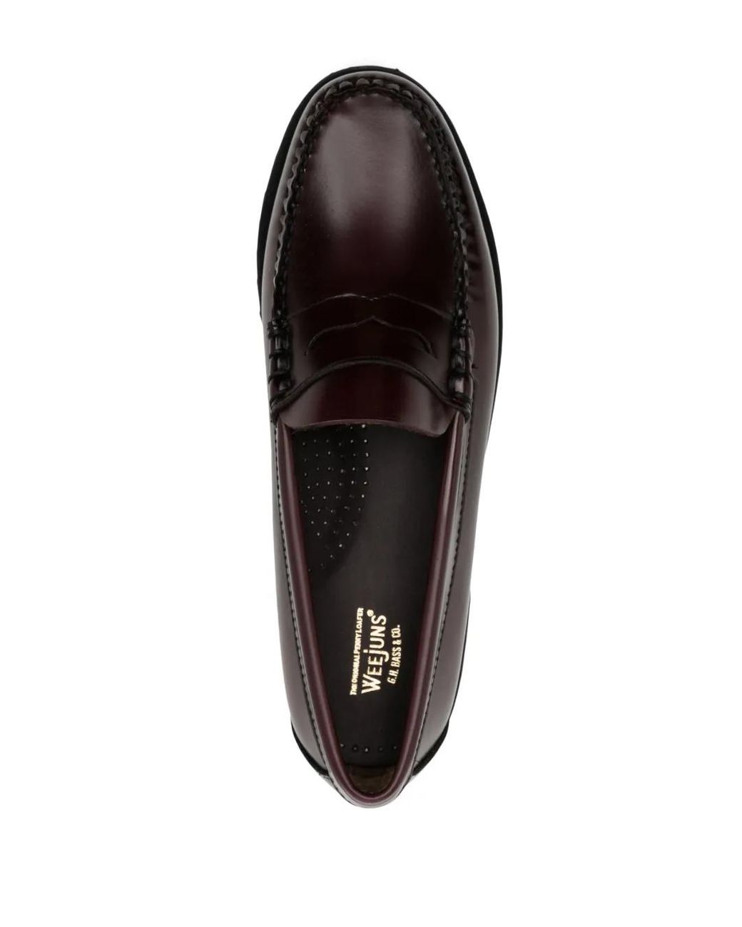 G.H.BASS Brown Weejun 90S Penny Loafers