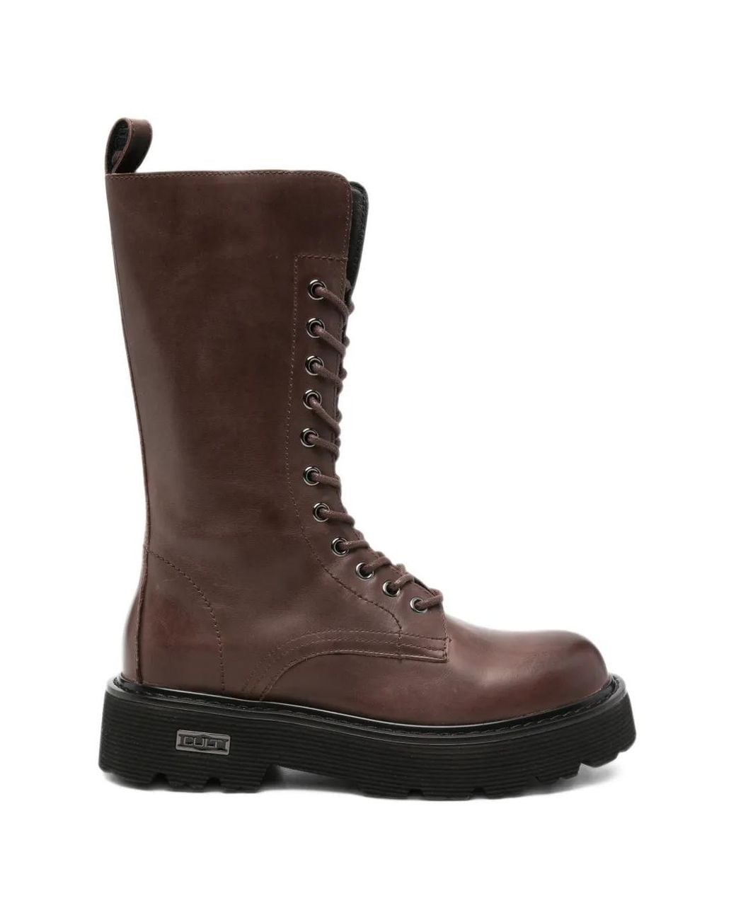 Cult Brown Slash 3324 Lace-Up Leather Boots