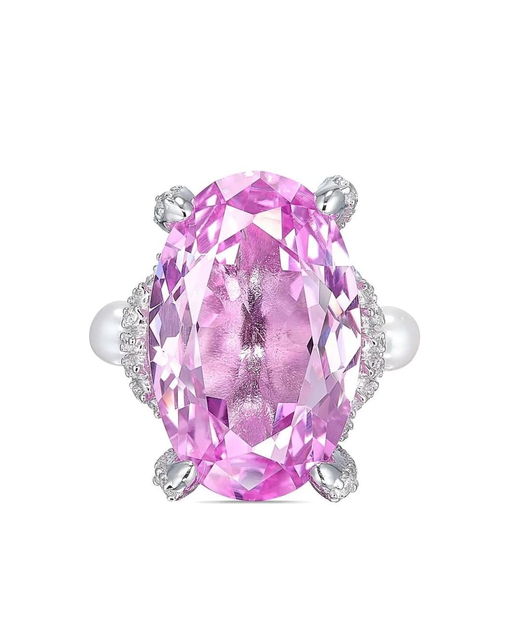 Anabela Chan Pink 18Kt Sapphire Cocktail Ring