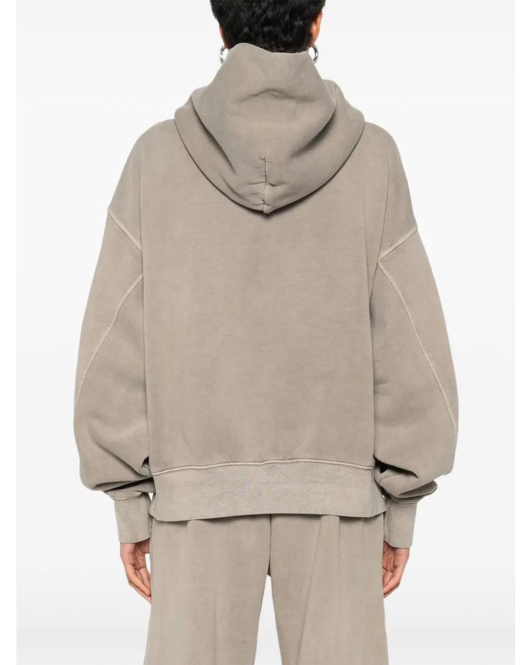 SLVRLAKE Denim White Cinch Hoodie