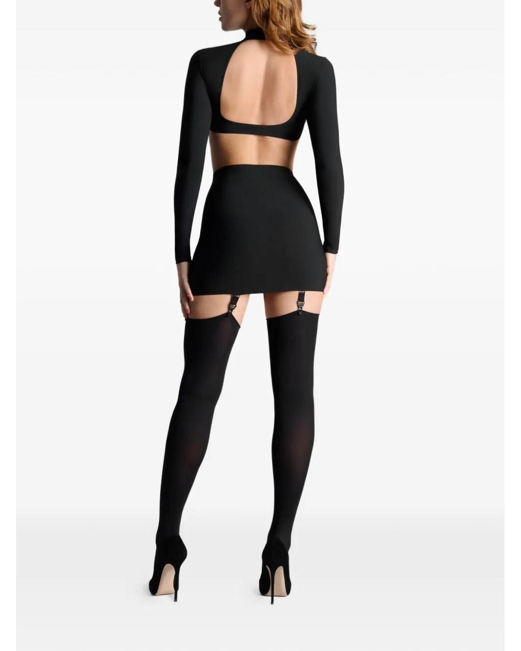 Maison Close Black Nuit Infinie Mini Skirt