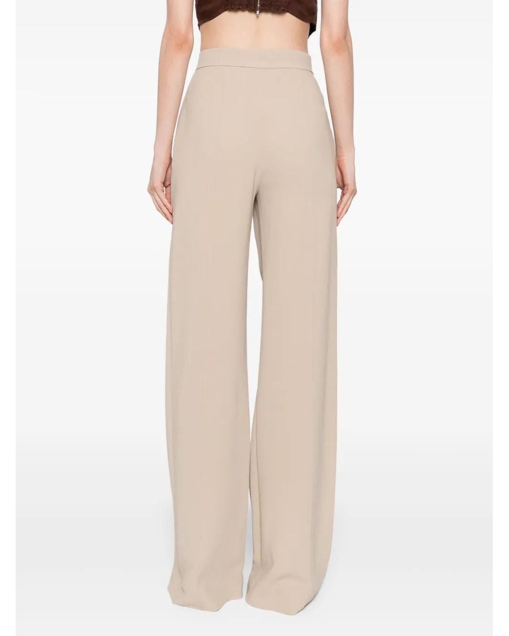 Elie Saab Natural Flared Trousers