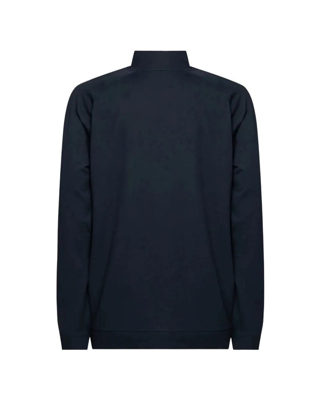Boss Blue Authentic Logo-Print Zip-Up Sweater for men