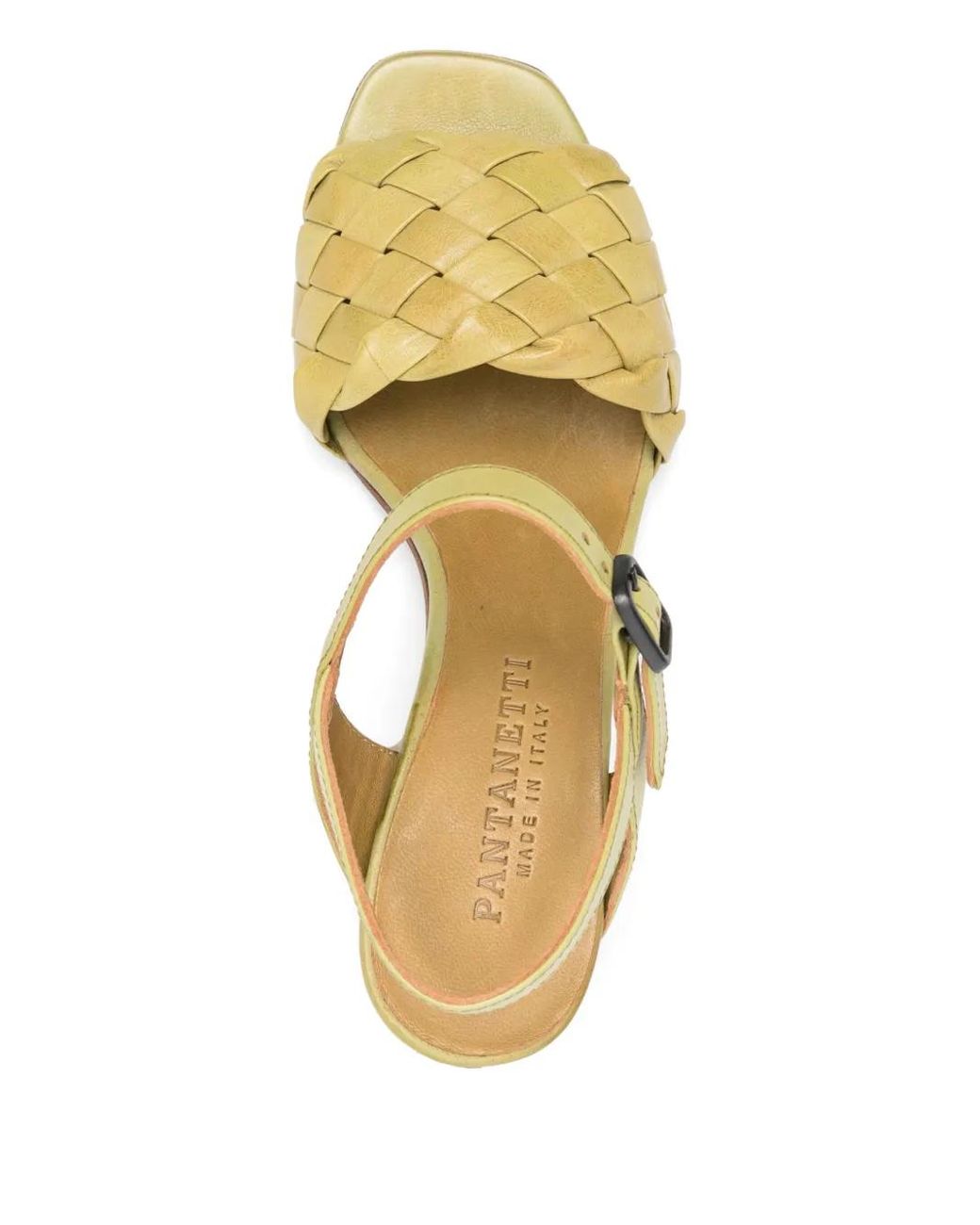 Pantanetti Metallic 70Mm Woven Sandals