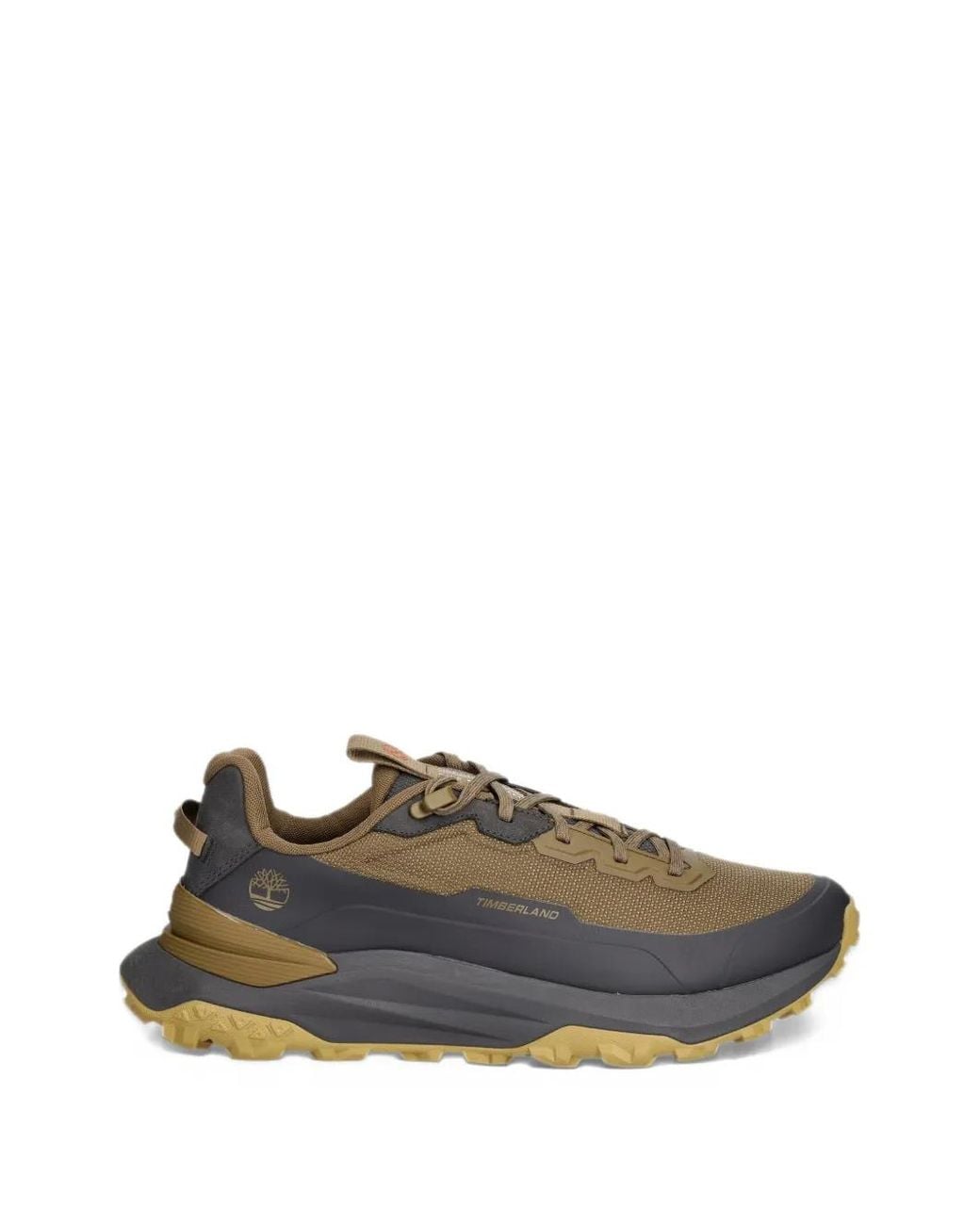 Timberland Brown Motion Access Low Lace Panelled Sneakers for men