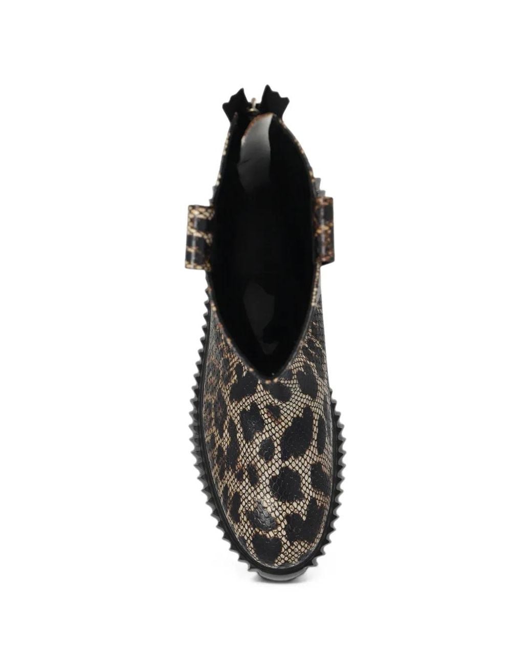 Agl Attilio Giusti Leombruni Black Milagros Leopard-Print Platform Ankle Boots