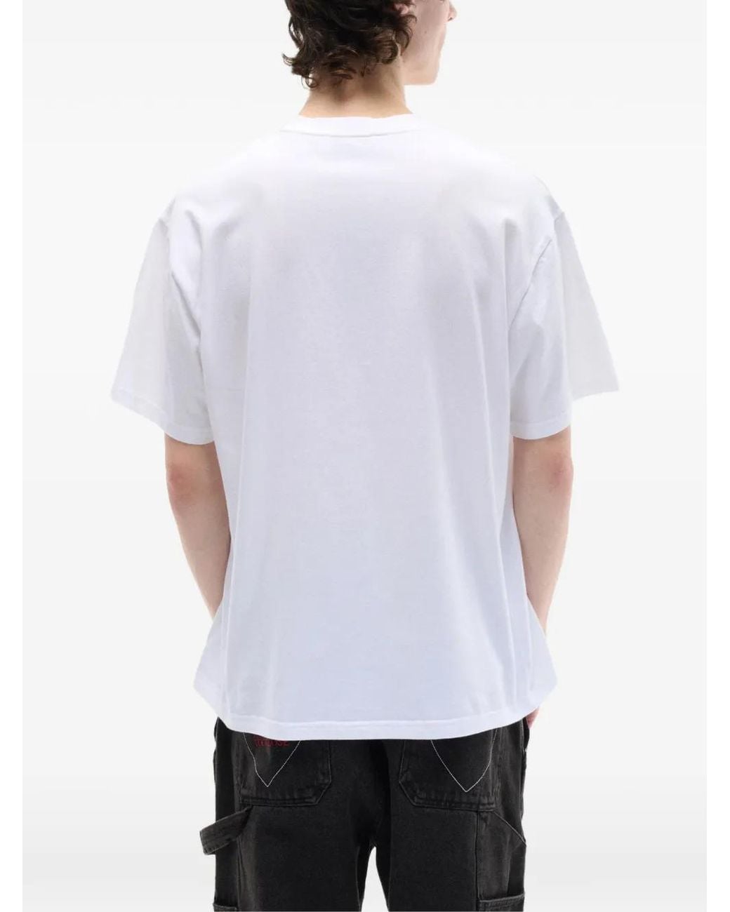 Carne Bollente White Masterhard Logo-Print T-Shirt