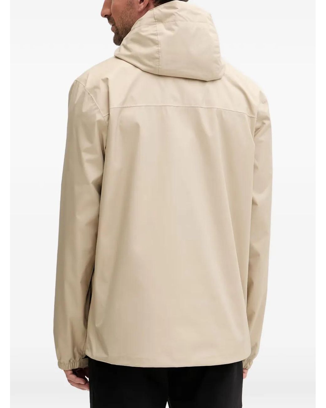 Helly Hansen Natural Ervik Logo-Print Hooded Jacket for men