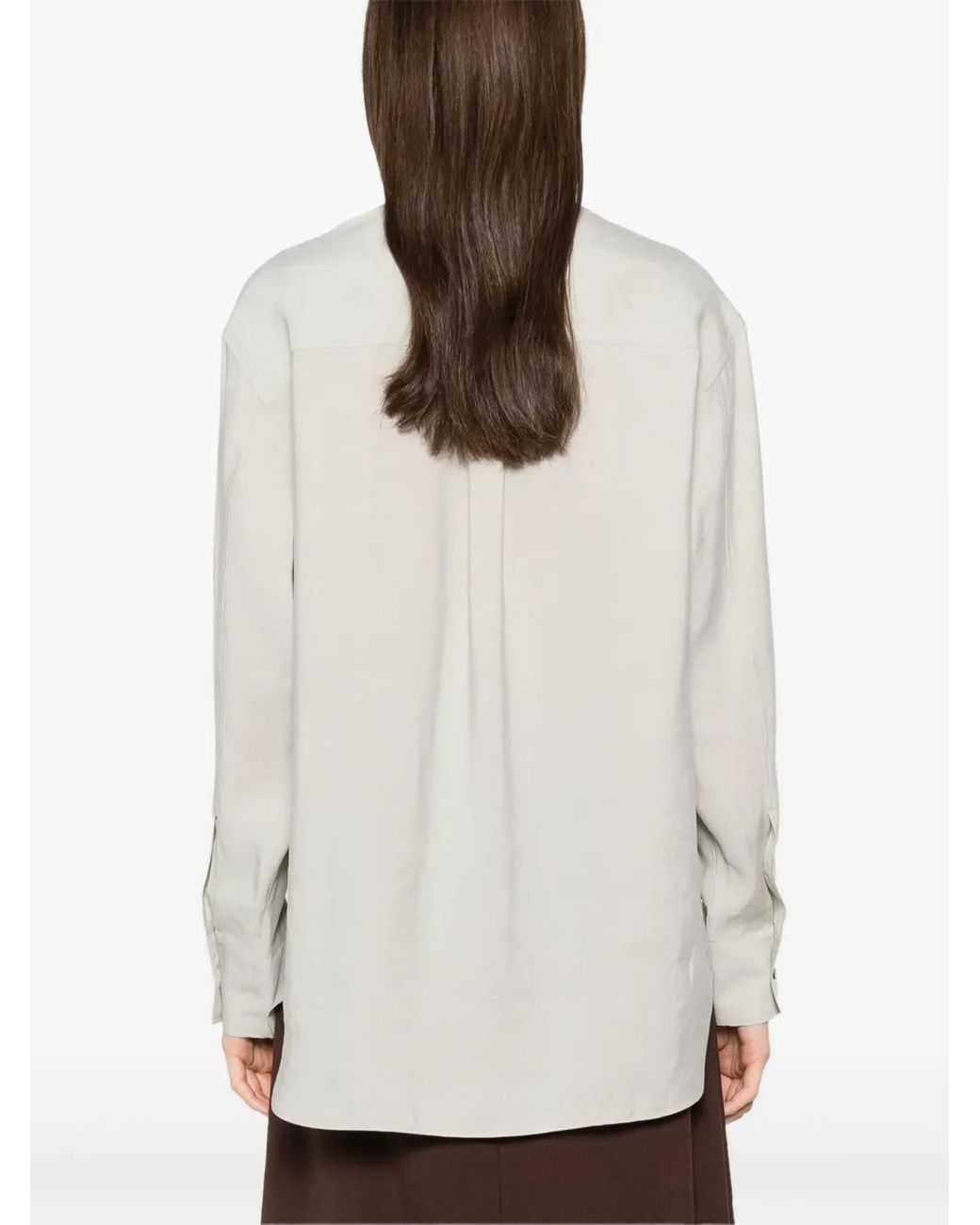 Studio Nicholson Leto Blouse in het White