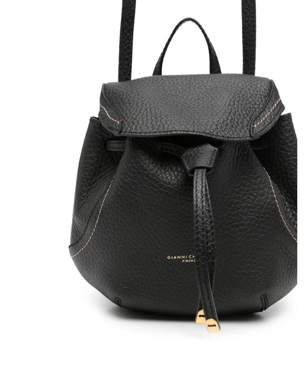Gianni Chiarini Black Violette Leather Backpack