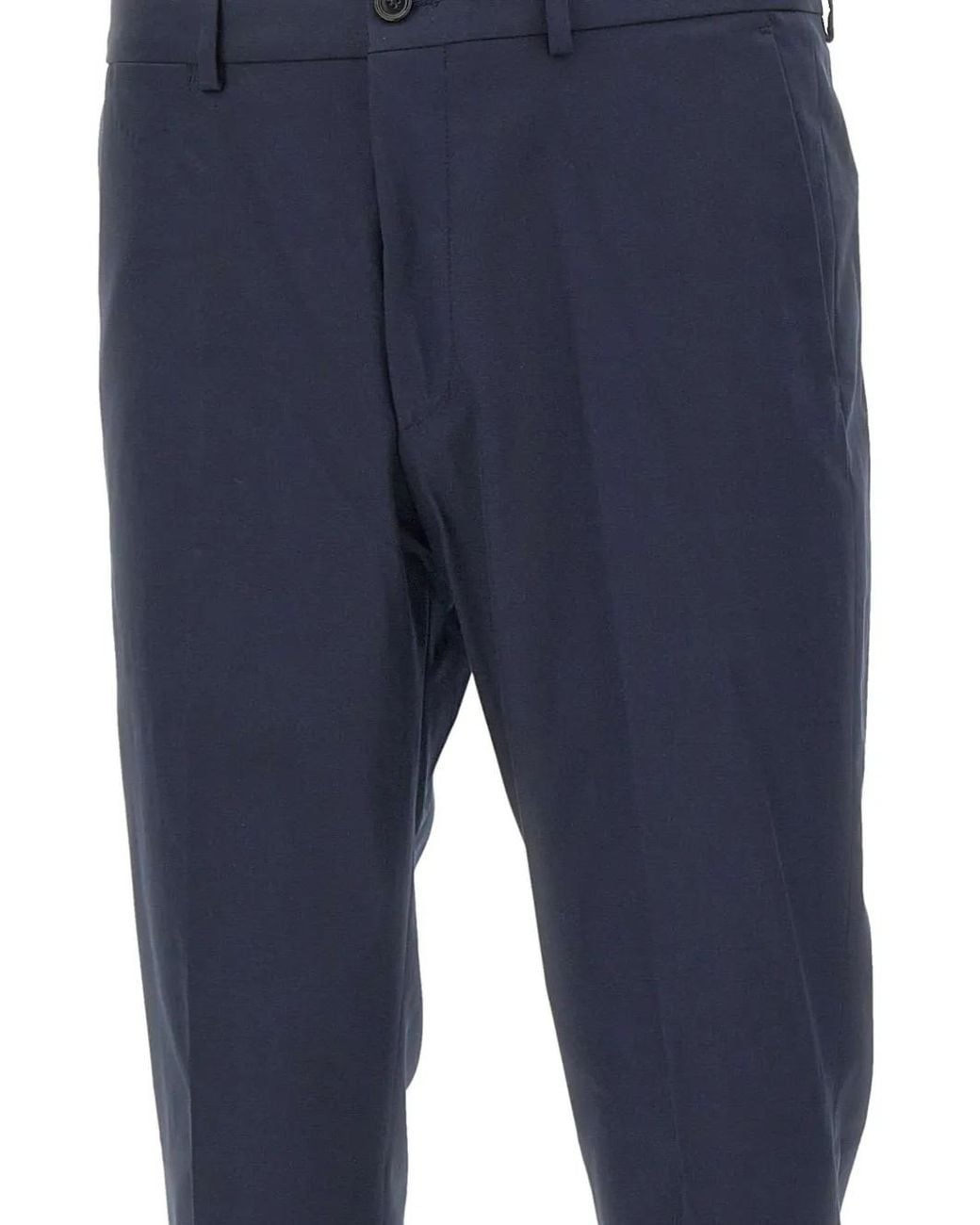 Boss Blue Zip-Fly Trousers for men