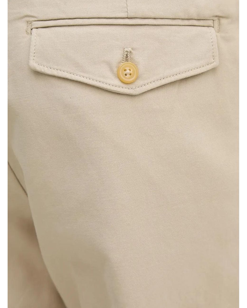 Lindbergh Natural Button-Fastening Trousers for men