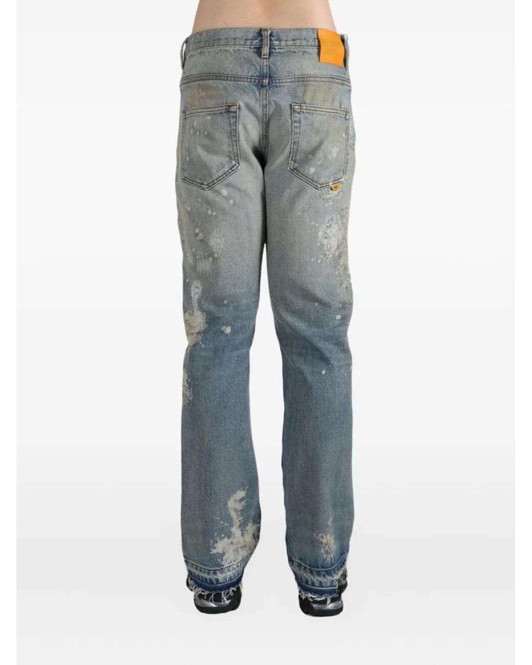 GALLERY DEPT. Gerafelde Jeans in het Blue voor heren