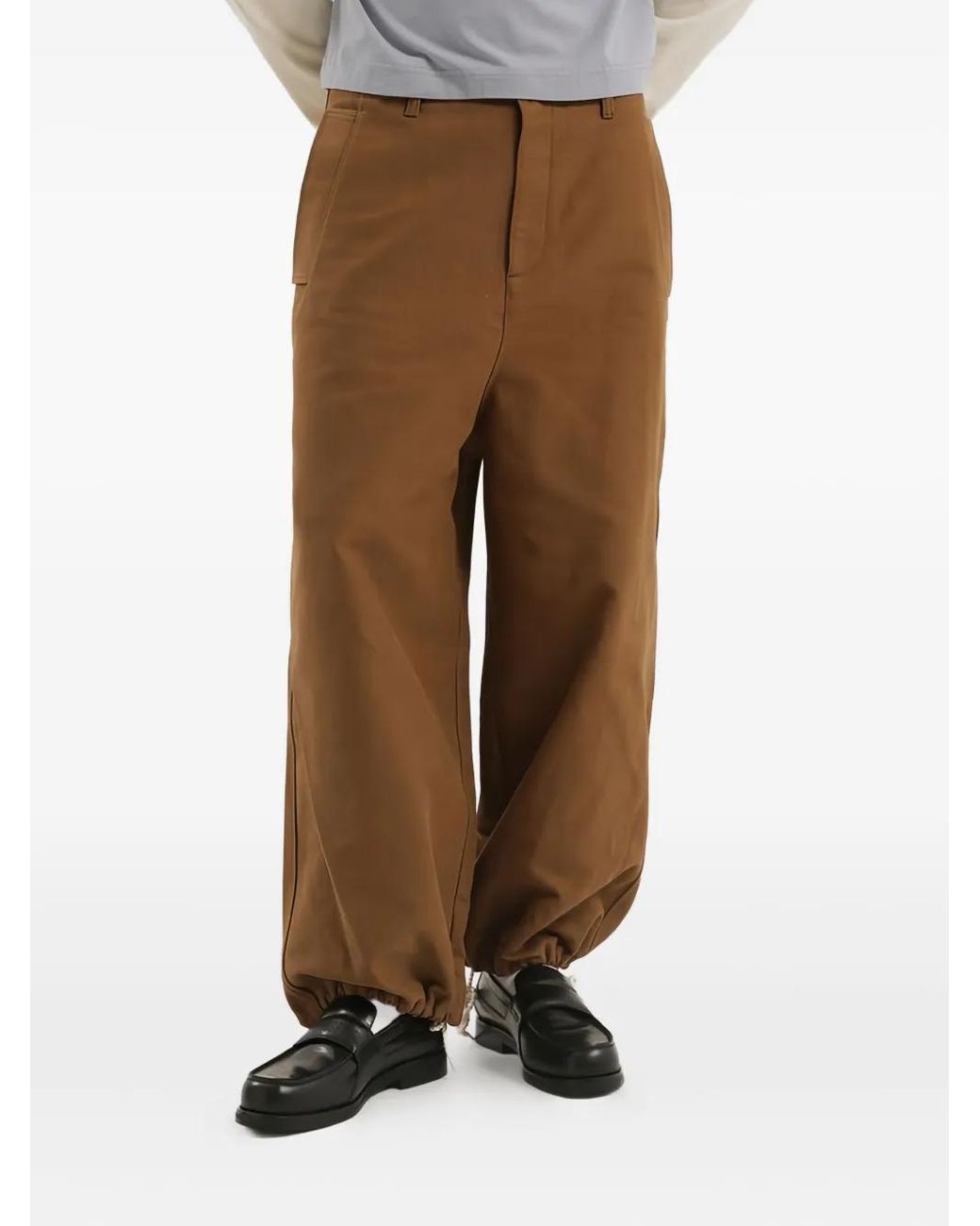 1989 STUDIO Natural Drawstring Jogging Trousers for men