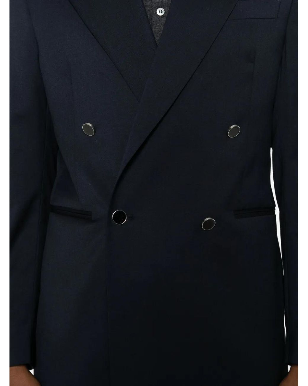Blazer Con Doble Botonadura Manuel Ritz de hombre de color Blue