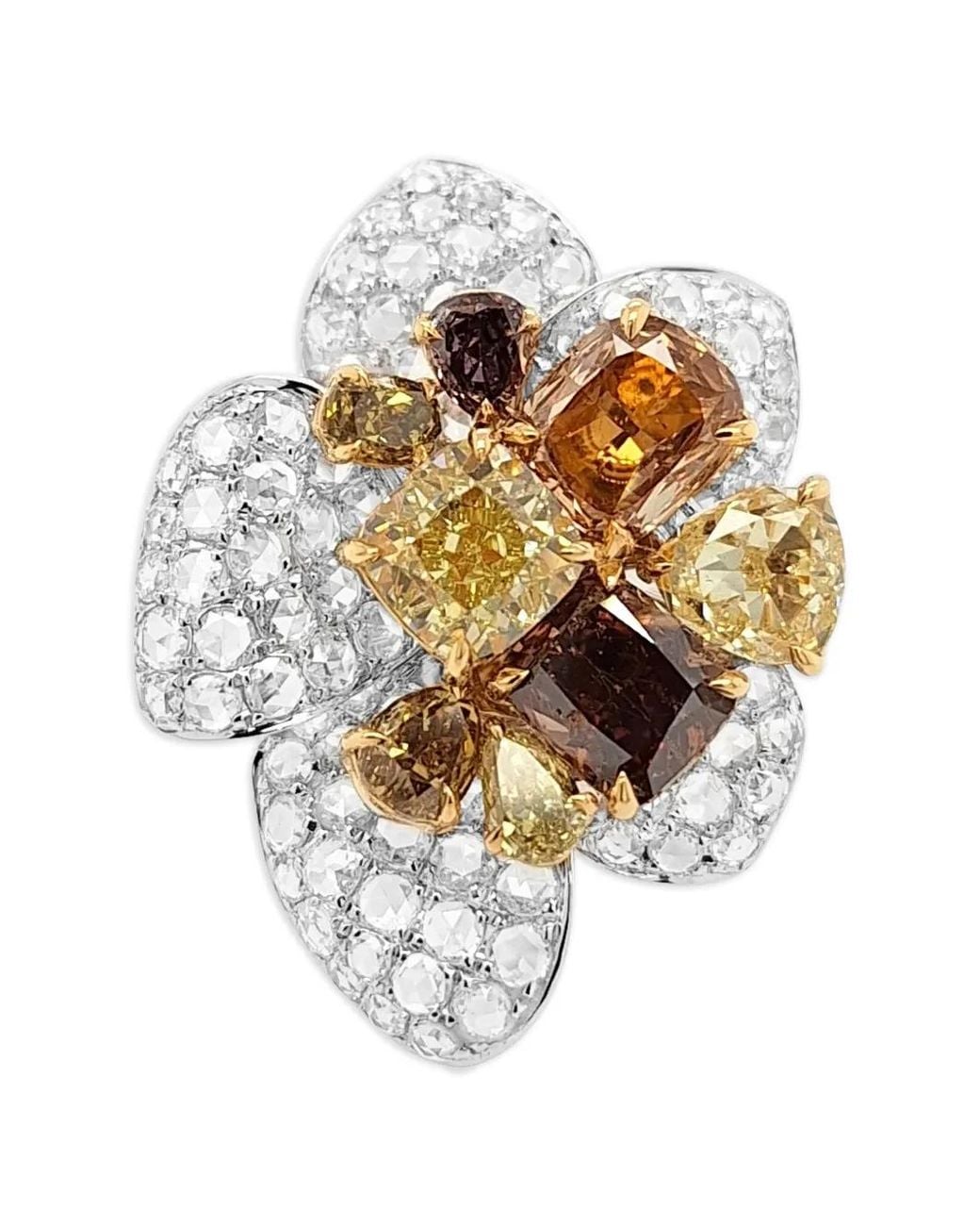 HYT Jewelry White Cocktail Diamond Ring