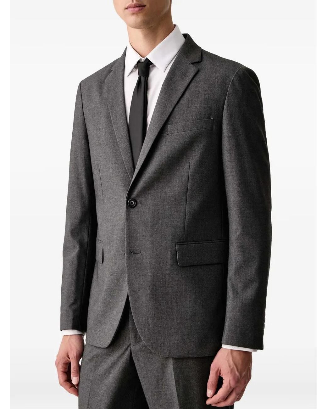 Lindbergh Gray Single-Breasted Suit for men