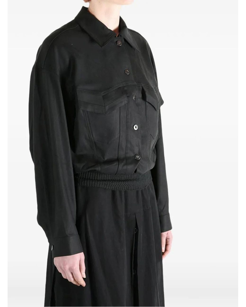 Kiko Kostadinov Black Buttoned Pocket Jacket