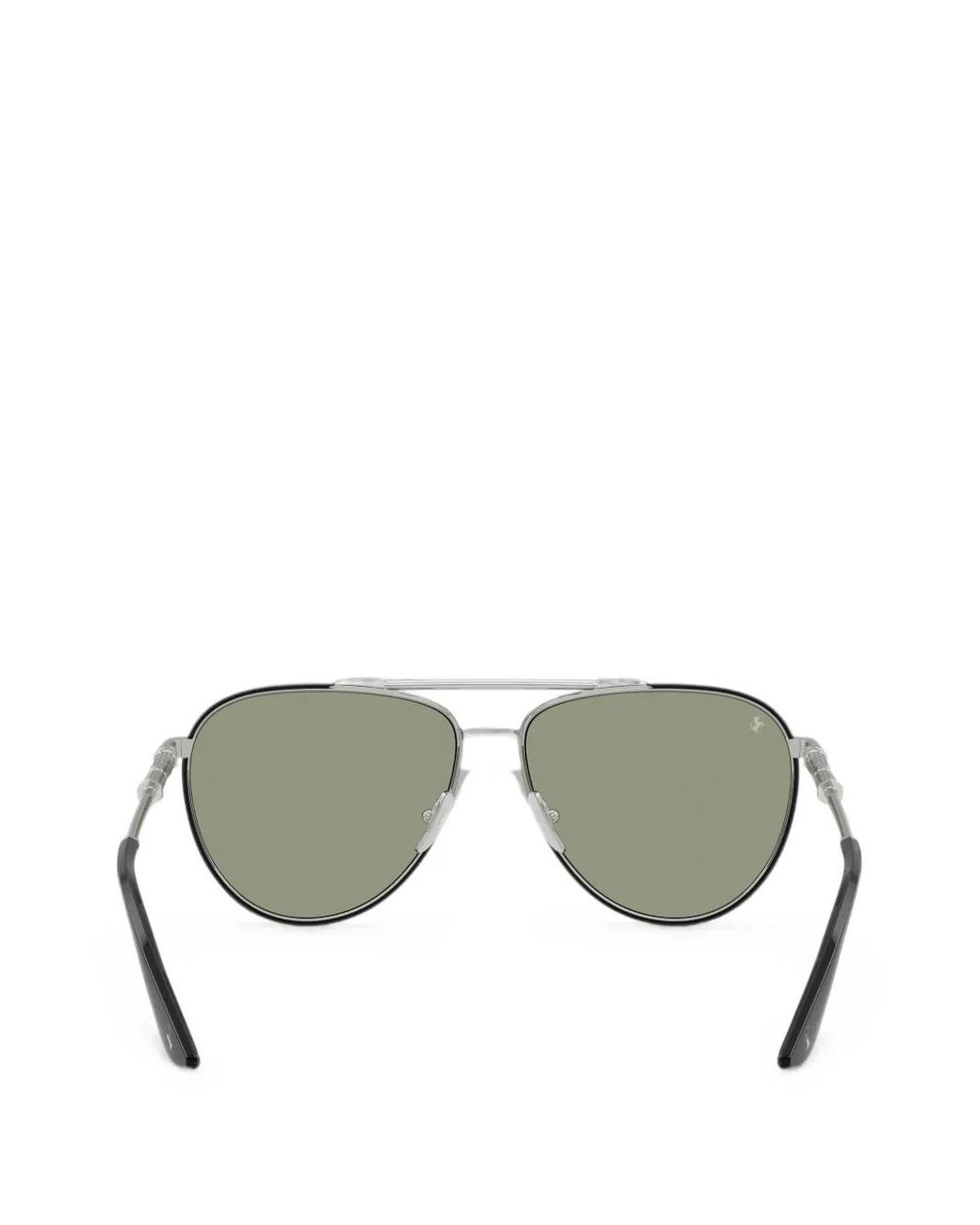Ferrari Green Pilot-Frame Sunglasses for men