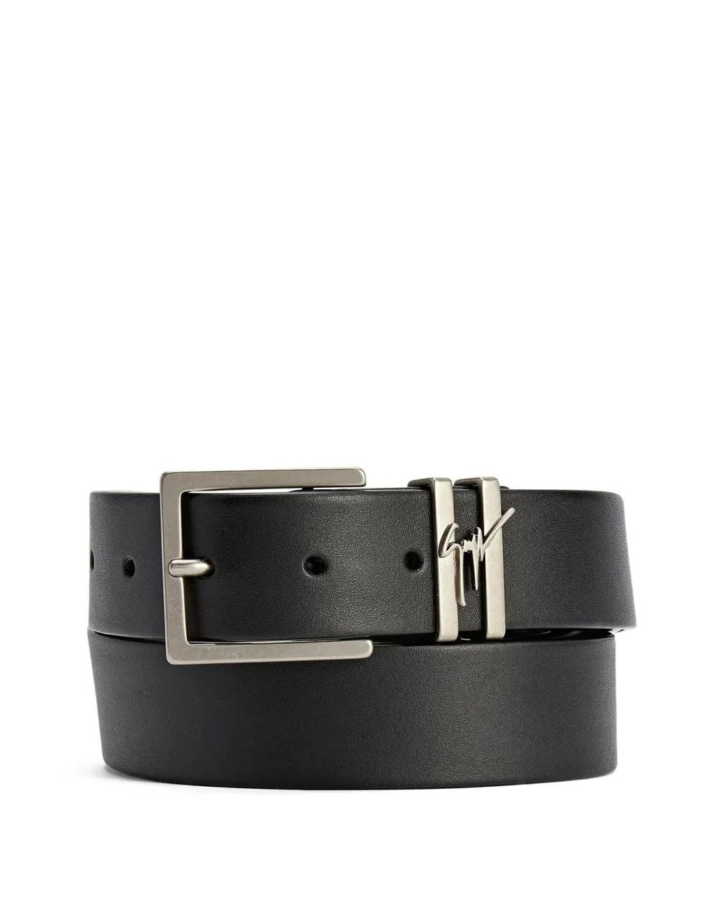 Giuseppe Zanotti Black Teodore Belt for men