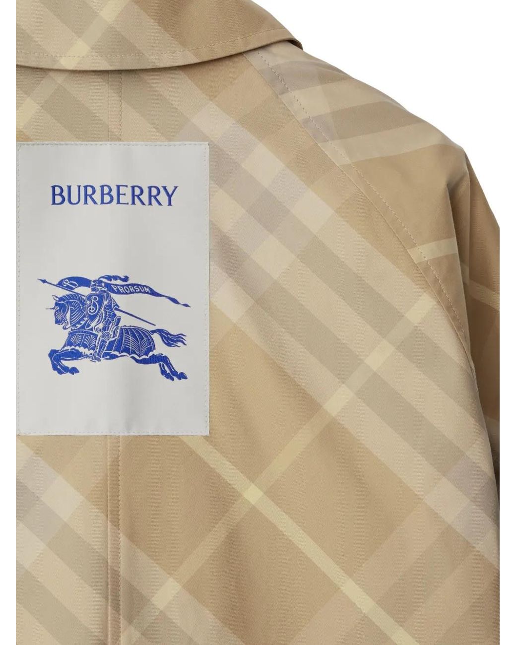 Abrigo Car Reversible Burberry de color Natural