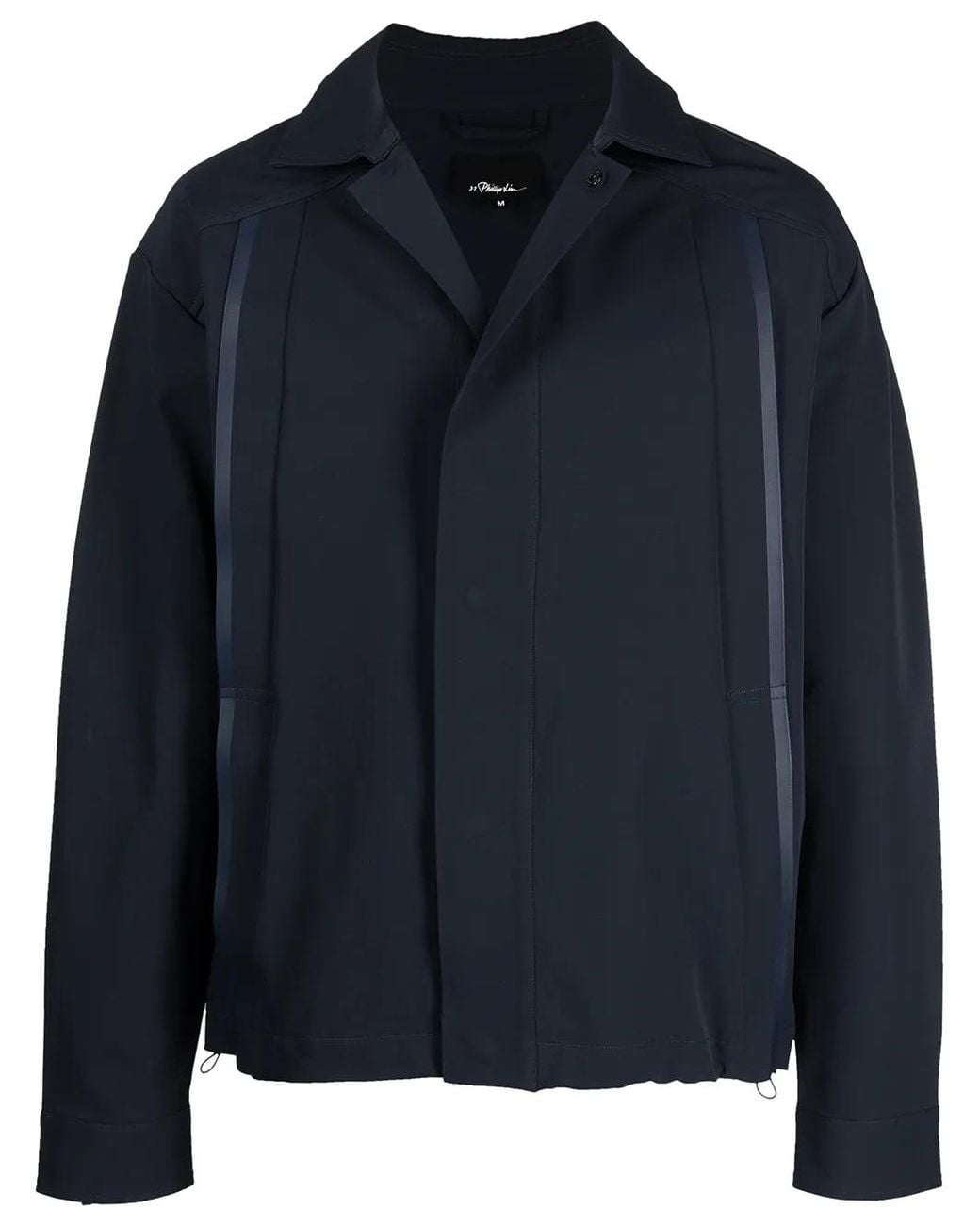 3.1 Phillip Lim Blue The Coach Shirt Jacket for men
