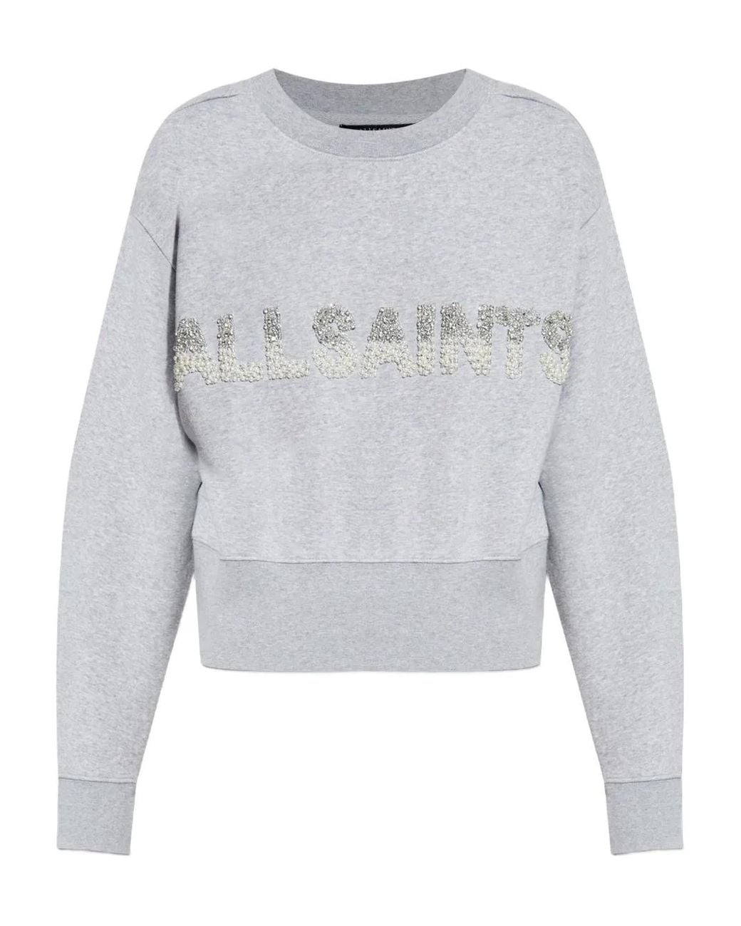 AllSaints Gray Separo Sweatshirt