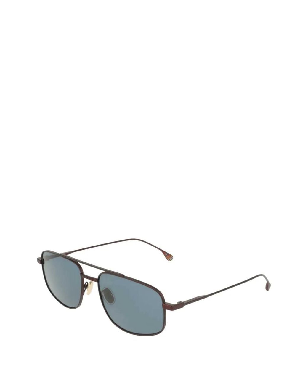 Paul Smith White Purley Rectangle-Frame Sunglasses for men
