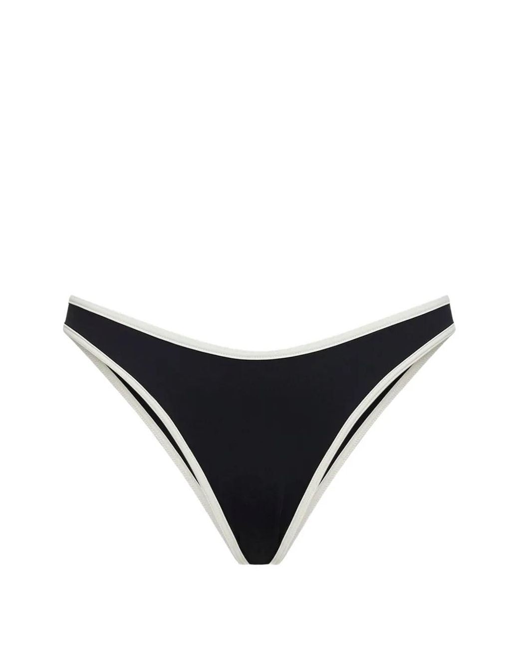 Mc2 Saint Barth Black Naomi String Cheeky Swim Briefs