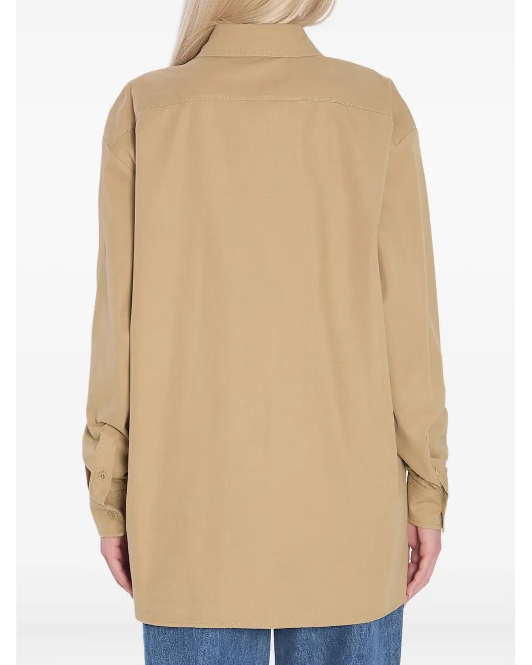 The Row Natural Buttoned Pocketed Shirt