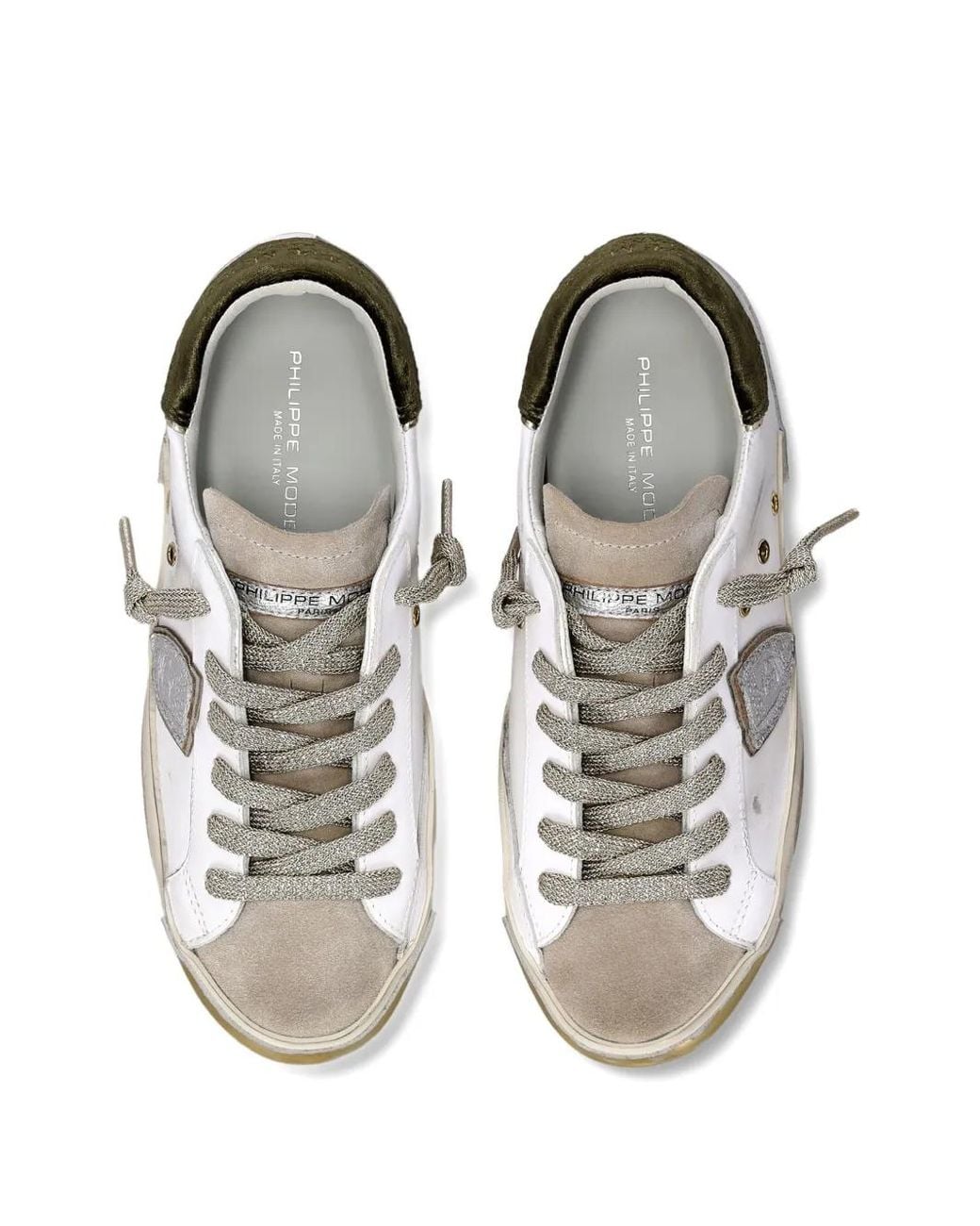 Philippe Model Sneakers in het White