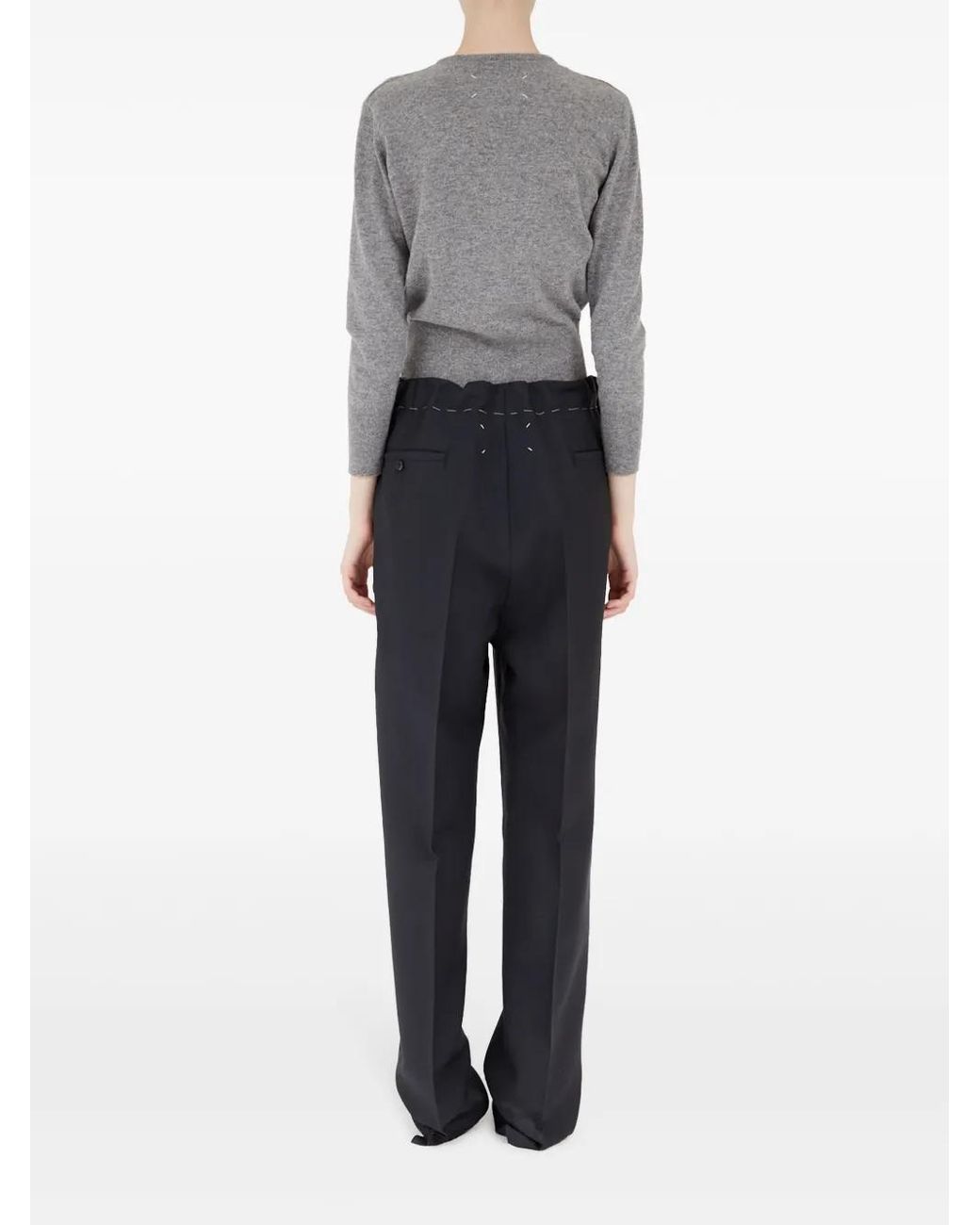 Maison Margiela Blue Classic Pants