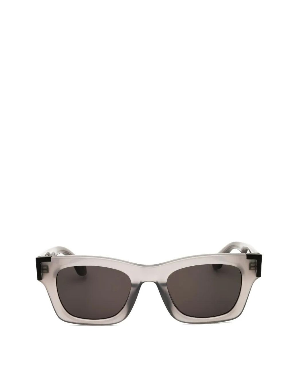 Palm Angels Gray Westport Rectangle-Frame Sunglasses