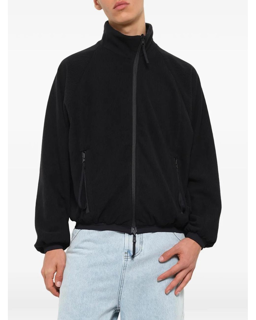 Post Archive Faction PAF Black River Panelled Jacket for men