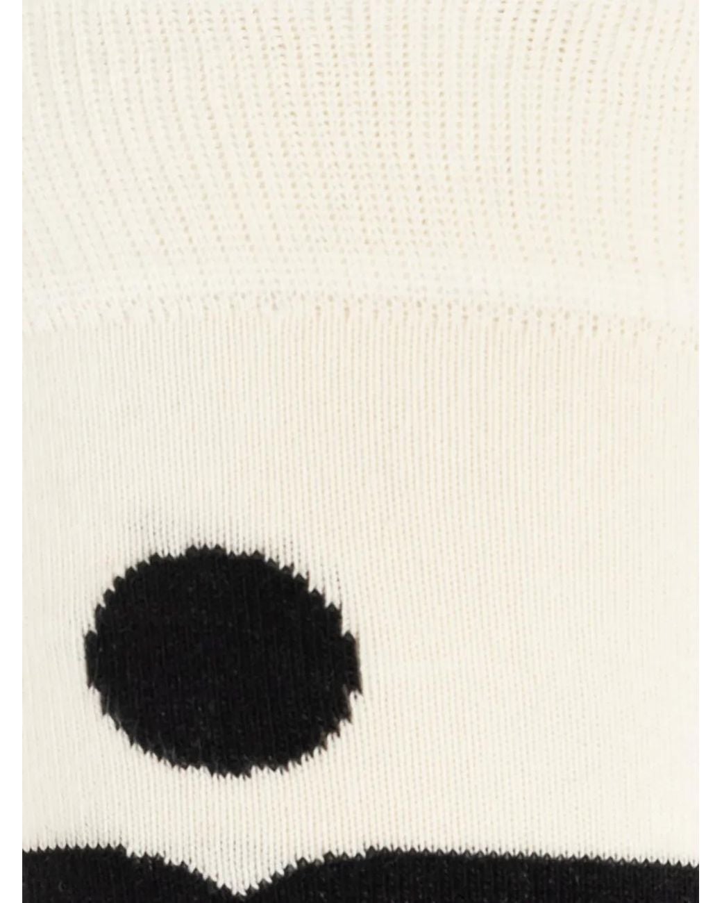 Isabel Marant White Nesson Socks