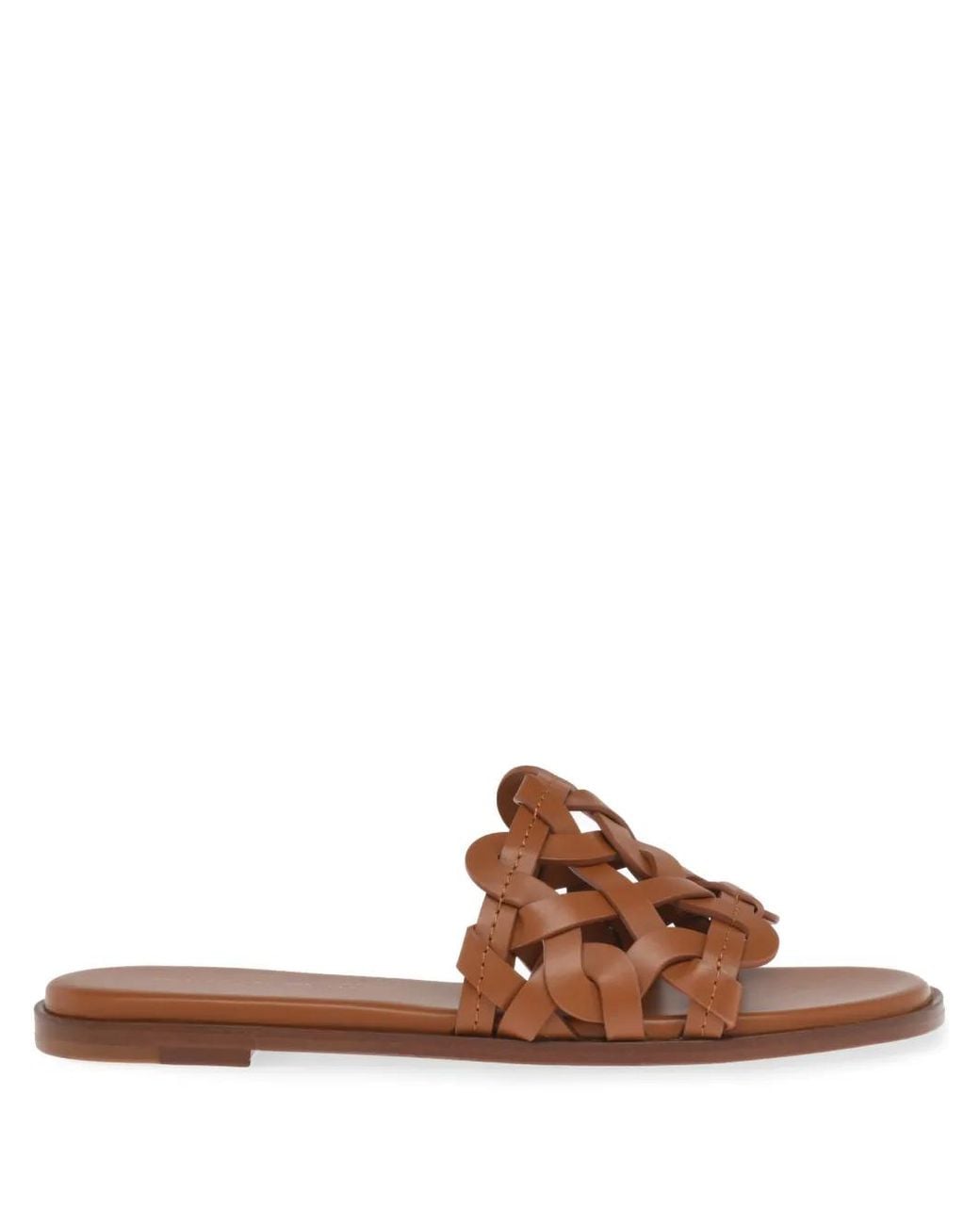 Gianvito Rossi Brown Amalfi Sandals