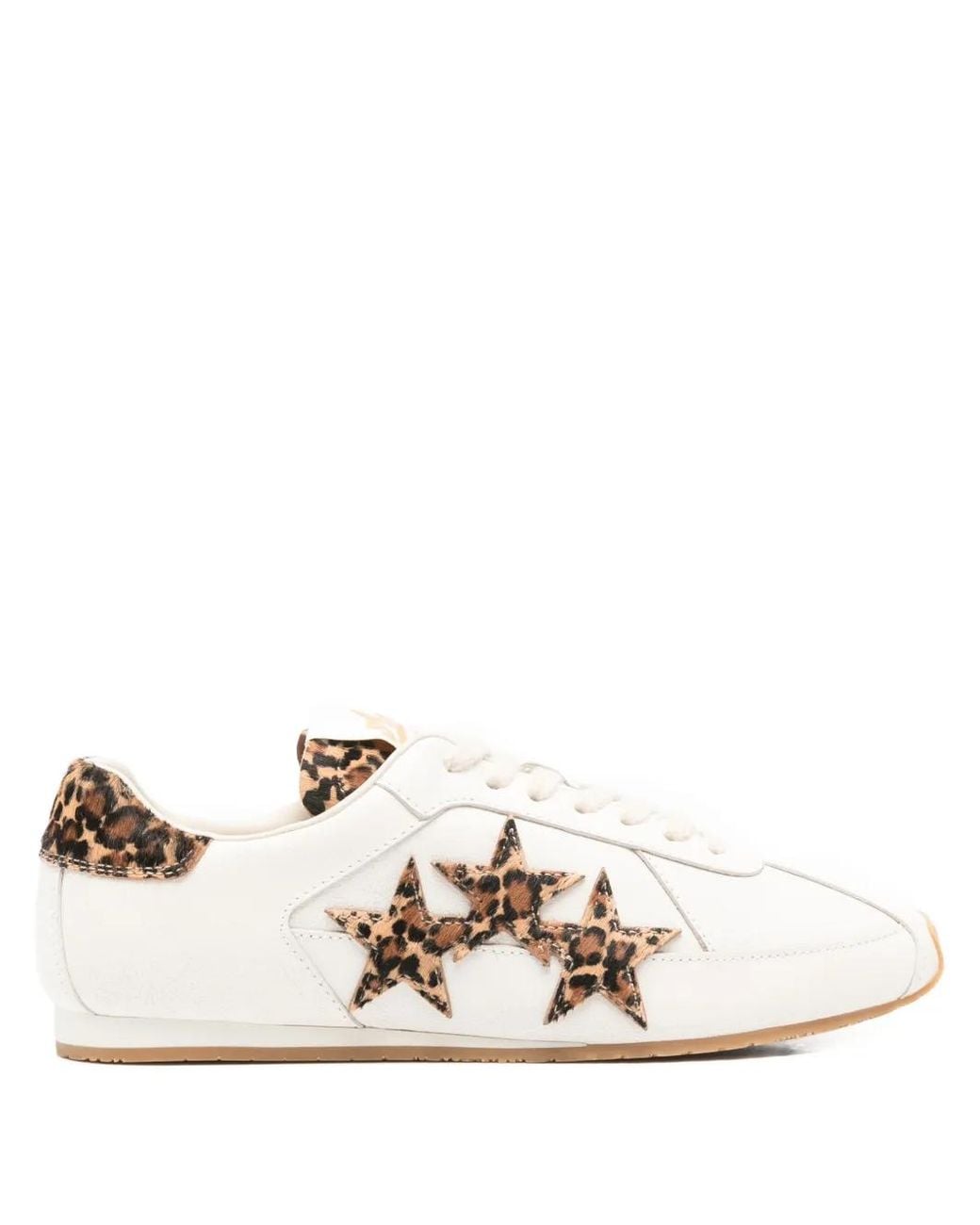 Amiri White 'Leopard Pacific Flat' Sports Shoes